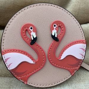 Kate Spade By the Pool Flamingo Coin Purse